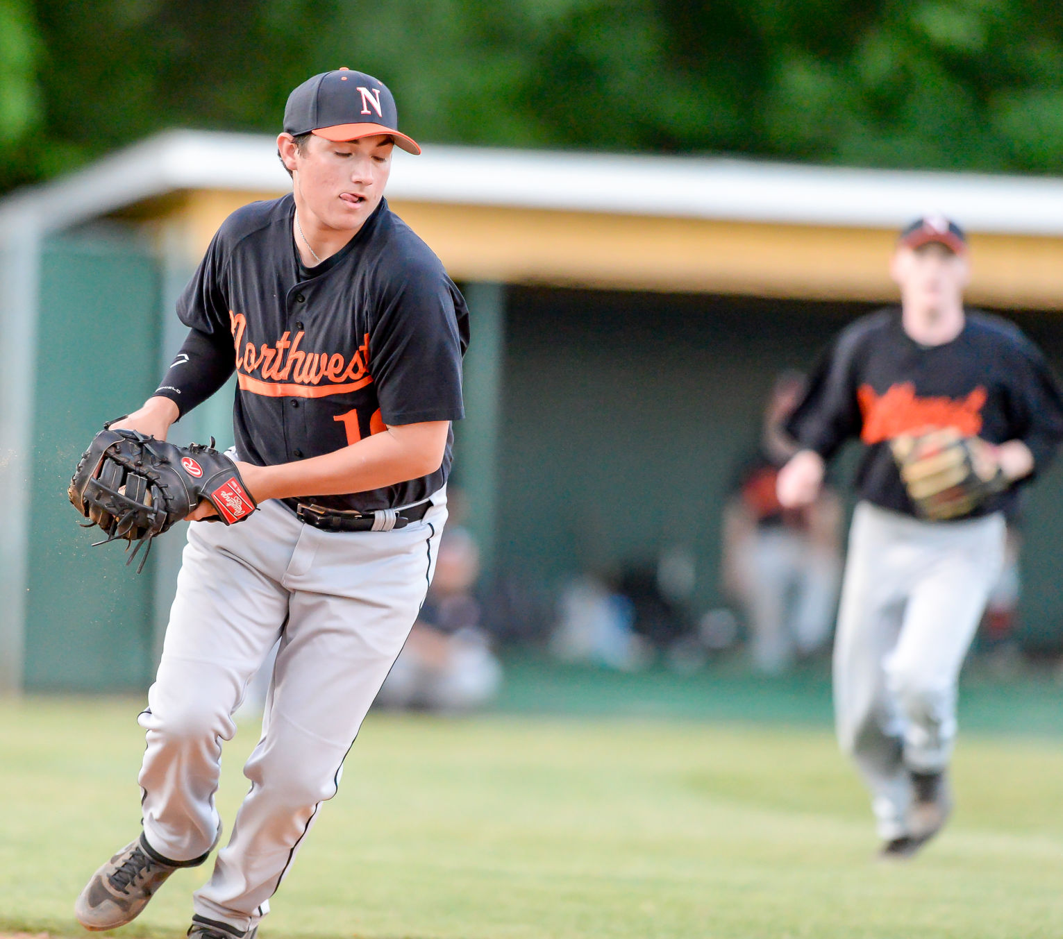 Friday night baseball action